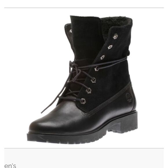 Sz 9 timberland jayne lace up combat hiking boot/bootie l - Picture 10 of 11